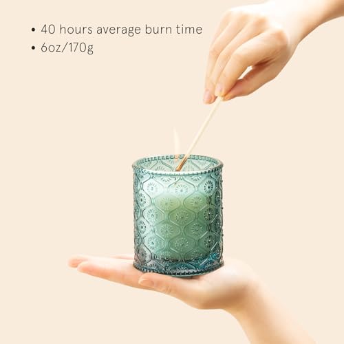 LA Jolie Muse Geranium Vert Mint Candle - Mint, Geranium, Lavender, 170g - Image 2