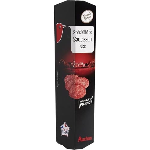AUCHAN Saucisson sec à la pointe de jambon 200 g