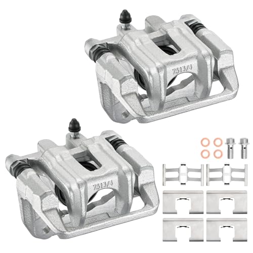 Image of Rear Brake Caliper Assembly Replaces for 19-B2589 19-B2588, Compatible with Acura CL 2001-2003 3.2L V6, for TL 1999-2008 3.2L V6, Compatible with Honda Element 2003-2011 2.4L L4, GAS