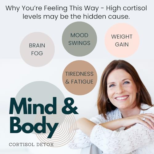 Cortisol Detox, Mind and Body Cortisol Reducing Supplement 1000mg Ashwagandha,120 Tablets to Lower Stress & Anxiety, Balance Adrenal Hormones, Reduce Fatigue, Increase Focus and Energy. HERA Vitality - Image 3
