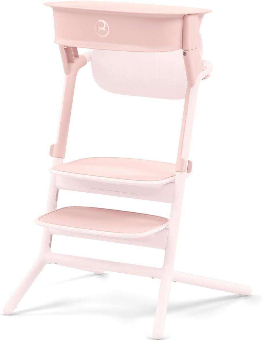 Cybex LEMO Training Tower Accessory - Supports Children's Elevated Exploration, Easy Adjustment, Compact Size, Compatible with LEMO 2 High Chair - Pearl Pink