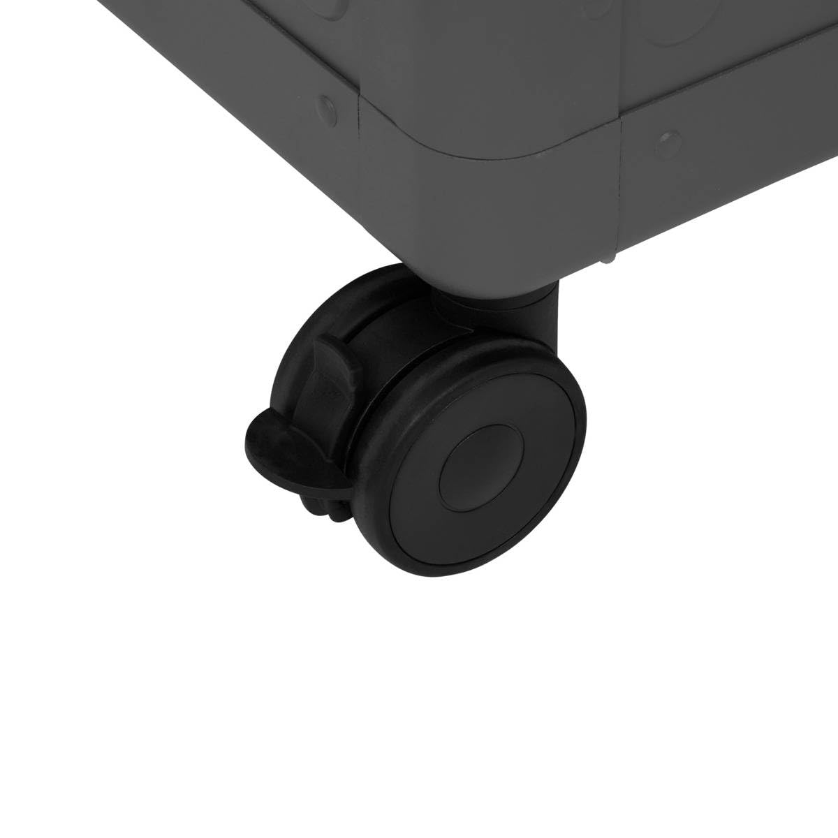 HESPERIDE - Coffre de Rangement Extérieur Edenio 670L Graphite - Structure Acier Galvanisé et Aluminium - Etanche et Mobile - Mobilier pour Jardin, Balcon, Terrasse
