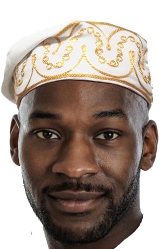Dupsie's Adebo African Kufi Hat with Embroidery