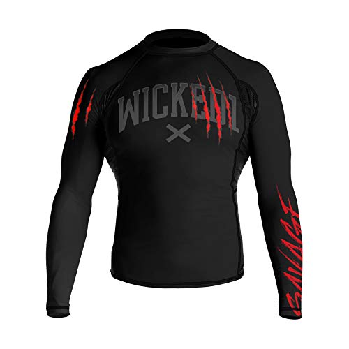 Wicked One Rashguard Savage - Camiseta de compresión para hombre (talla L)