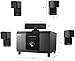 5.1 Channel Home Theater System with 10