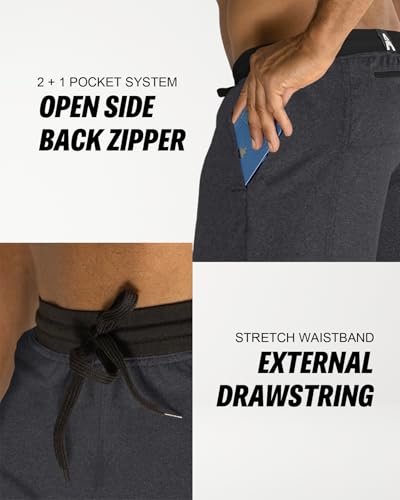 Image of Anthem Athletics Men's Gym Shorts with Pockets - Running, Walking & Cross-Training Workouts - 5 inch 7 inch 9 inch