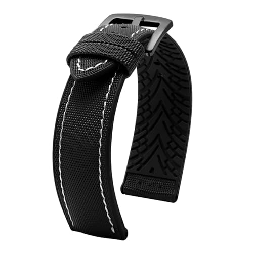 [-ł] 20mm 22mm 24mm iC VR {g Xgbv Y \tg h o[ Xg uXbg ANZT[ IK ZCR[ ~h[ EHb` ohɑΉ(B-black white,22mm)