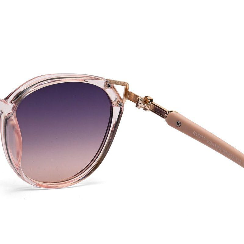 Image of HASHTAG EYEWEAR UV Protected Sunglasses for Women | Stylish Retro Gradient Goggles | Lightweight Polarized Eyewear | Driving Glasses | Fashionable Ladies Shades for Outdoor
