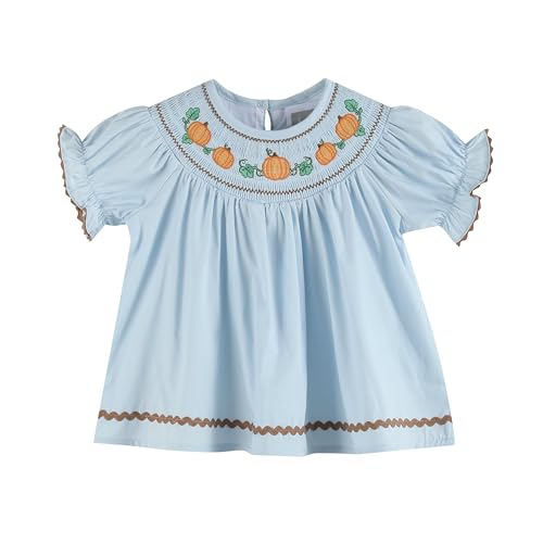 Blue Pumpkin Gingham Smocked Dress and Bloomers Set3