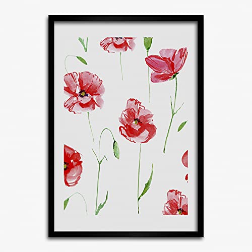Tableau peinture 50x70 cm de qualité premium Tulup cadre en bois mdf maki
