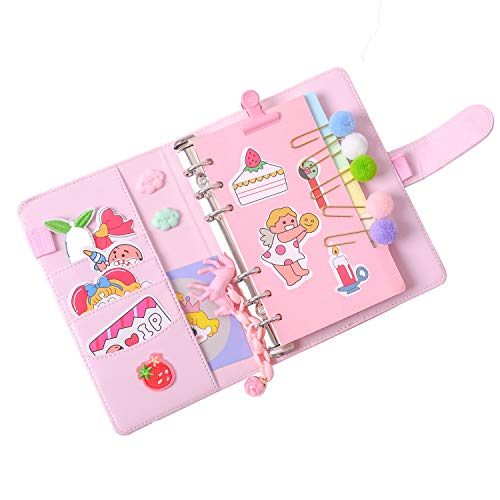 Feilika�V�X�e���蒠 �����O�m�[�g������ �����o�C���_�[�蒠 DIY�V�[��PU���U�[�J�o�[ ���[�|�P�b�g��������t�� ���ၕ���r�� �G���G�� �M�t�g�Z�b�g�蒠 (�s���N)