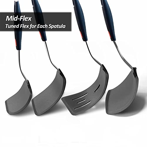 Vovoly Silicone Spatulas Heat Resistant With Longer Handle thumb #7