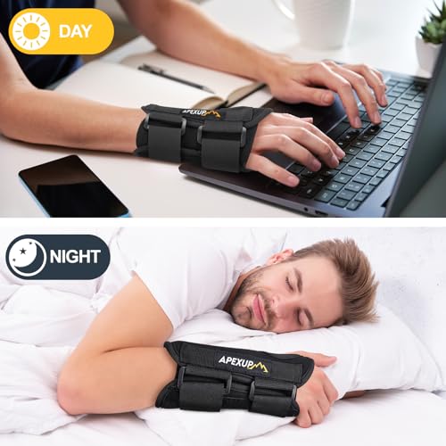 image for APEXUP Wrist Brace for Carpal Tunnel, Night Wrist Support Brace Adjust