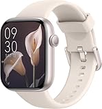 Smart Watch for Men Women, Bluetooth Calling, 1.85" HD Touch Screen Fitness Tracker, 140+ Sports Modes, Heart Rate Sleep Monitor, DIY Dial, IP68 Waterproof, Compatible with Android & iOS(Starlight)