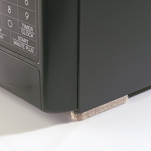 Self-Stick Heavy Duty Felt Strip Roll for Hard Surfaces (1/2" x 60"), Walnut Brown