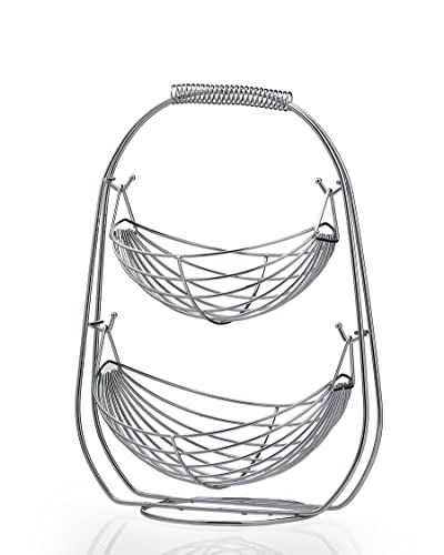 Saganizer 2 Tier Fruit Baskets High quality fruit basket
