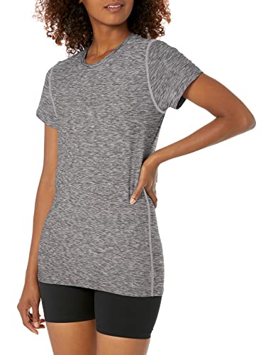 T-Shirt Femme TYR Airtec Performance Short Sleeve Sport pour running en forêt