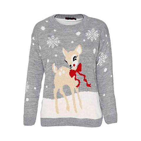 STAR FASHION Kids Christmas Reindeer Jumper Cover