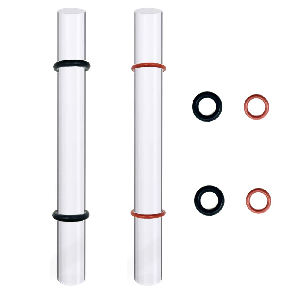 2-Piece Acrylic Polymer Clay Roller Set With Thickness Rings – Adjustable Slab Roller For Fondant & Air Dry Clay