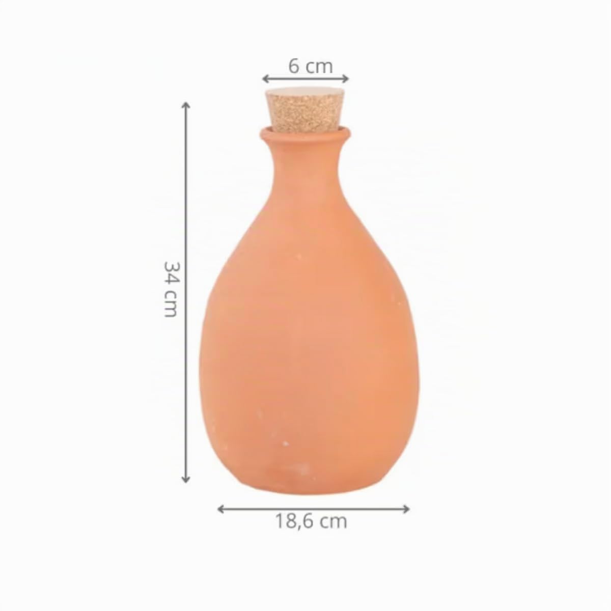 Olla à planter en terre cuite 4 litres