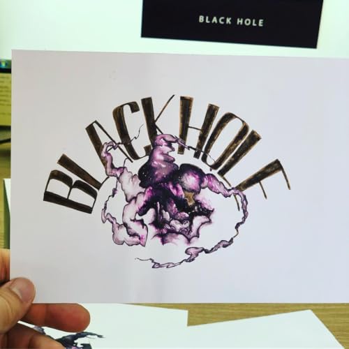 Image of Colorverse Ink - Astrophysics - Black Hole (65ml & 15ml) Fountain Pen Ink