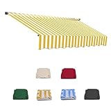 Experimenta la comodidad con nuestro paño retráctil manual, hecho de tela resistente a los rayos UV. Ofrece hasta un 95% de bloqueo UV y protección UV30+, protege eficazmente tu piel de la luz solar agresiva. Ideal para patios, terrazas y espacios al aire libre, este toldo mejora tu experiencia al aire libre mientras proporciona protección solar esencial. Disfruta del aire libre de forma segura