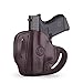 1791 Gunleather Glock 43 Holster, Right Hand OWB G43 Leather Gun Holster for Belts. Fits Glock 43 and Ruger LC9 & Ruger SR22