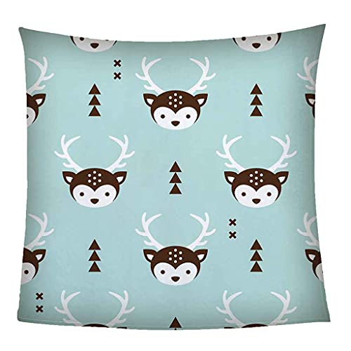 Couverture flanelle wapiti 3D en microfibre douce et chaude - 3