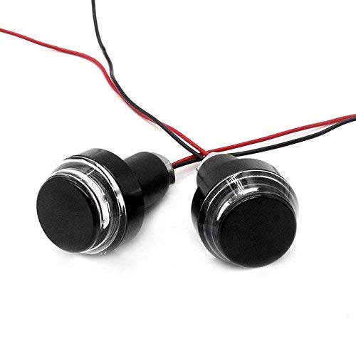 Guance Dual Color High Power Lense with White Amber Color handleweight, Handlebar Light for Royal Enfield Electra Twinspark BS3 Model-image-26
