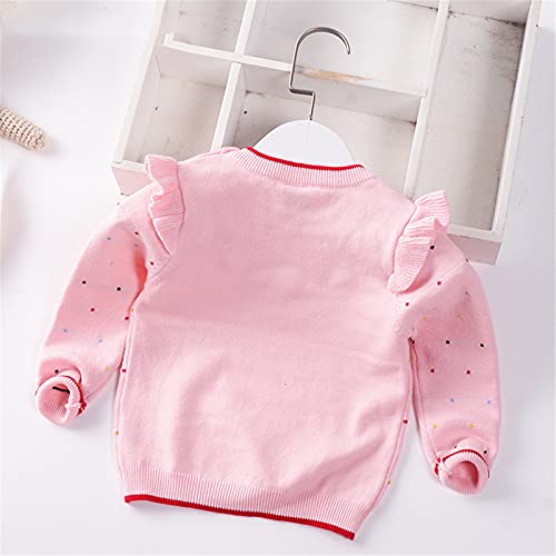 Girls Sweater Autumn Winter Baby Sweaters Children Pullover Colored Balls Toddler Jumper Top Kids Clothes3