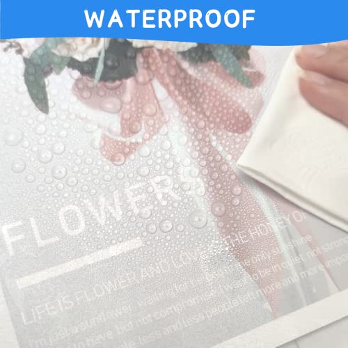 Wisyok Self Adhesive Bookcover 32.8 Ft X 17.7 In, Semi Transparent Contact Paper Rolls For Craft, Glossy Self Adhesive Protective Liner For Books Documents Cabinets #TOP5