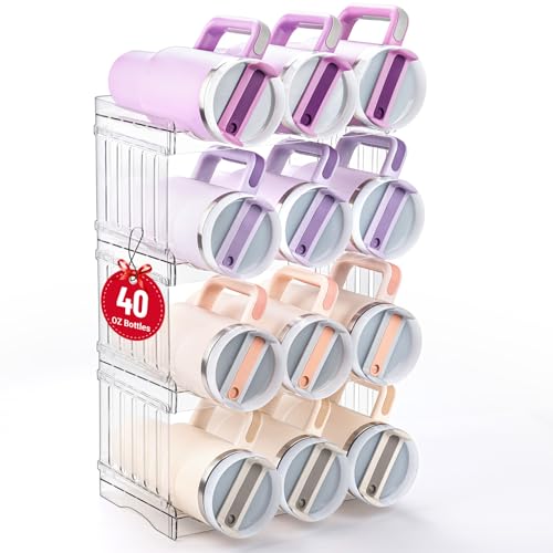 Large Tumbler Organizer for Stanley Cup 40 oz, Patented Kitchen P...