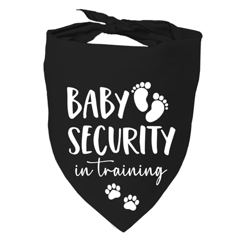 Baby Security Dog Bandana Pregnancy Announcement Pet Scarf