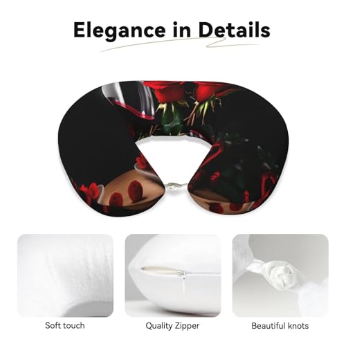 Almohada de espuma viscoelástica cervical negra miniatura 4
