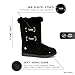 Juicy Couture Women's Slip On Winter Snow Boots Warm & Insulated Fur Lining Comfortable Fashion Booties-Koded-Black-8