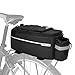 MOSISO Bike Rack Bag, Waterproof Bike Trunk Cooler Pouch Insulated Bicycle Rear Seat Pouch Cycling Backseat Storage Cargo Luggage Saddle Shoulder Bag, Black