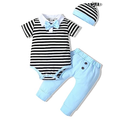 Image of VINUOKER Preemie Newborn Baby Boy Clothes Newborn Infant Gentlemen Outfit Set