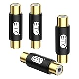 Application : convient pour rallonger les câbles de caisson de basses, les câbles RCA et les câbles coaxiaux numériques. Connectez les câbles audio ensemble et transférez les signaux entre l'amplificateur, le haut-parleur, le DVD, la console de jeu et la télévision. Il peut même être utilisé pour les panneaux RCA DIY.