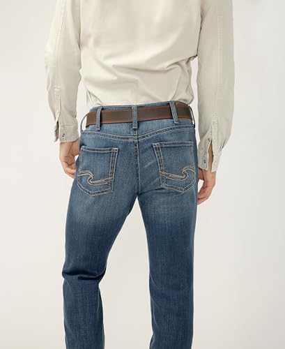 Image of Silver Jeans Co. Mens Jace Slim Fit Bootcut Jeans