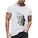t shirt à manches courtes homme tops sans manches t shirt à col rond soldat homme haut imprim t de loisirs manches chemisier, t shirt homme t shirt digital montre garçon, Blanc., L
