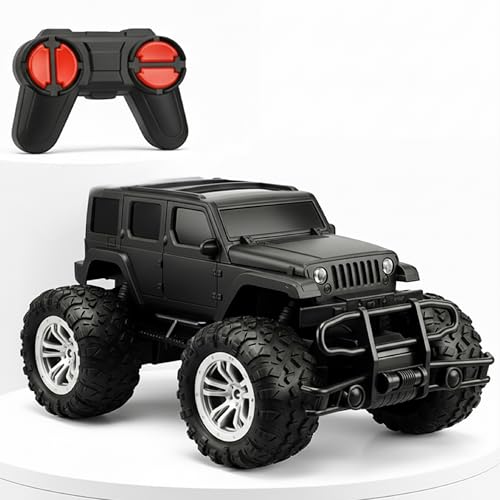 Image of Lifelong Cuppy Off Roader Remote Control Car for Kids | 4x4 Offroad Monster Car for Kids | Anti-Skid Remote Toy Car | Gifts for Boys 8-12 | Type C Chargeable RC Car 4x4 Off Roader (Black, LLCORC03)