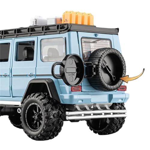 Image of Magicwand 1:24 Scale Die-Cast Merrc G550 Brrabus Adventure【Large】 with 6 Openable Doors,Pull Back Action,Lights,Music & Working Horn & Smoke【Random Color】【Pack of 1】