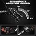 azamine Rechargeable Headlamp Super Bright 99000 Lumens, 2Pack LED Head Lamp with 3 Modes, 90° Adjustable Head Lights for Forehead, IPX6 Waterproof HeadLamps for Adults Camping Hunting Hiking
