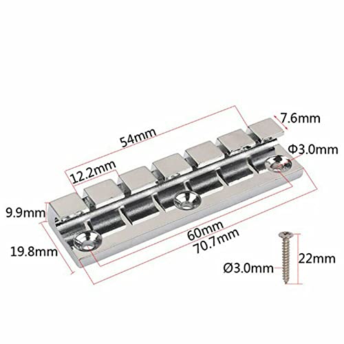 1 Pcs Metal 6 String Anchor Type Tailpiece With Screws For Lap Steel Sg Guitar Parts #TOP5