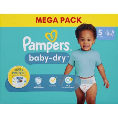 PAMPERS Windeln T5 - Das Paket mit 82 Windeln