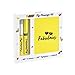 BIC My Message Kit Fabulous - Kit de Papeterie avec 1 Stylo-bille BIC 4 couleurs/1 Surligneur BIC Highlighter Grip Jaune/1 Carnet de Notes A6 Blanc, Pack de 3