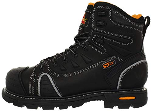Image of Thorogood GEN-Flex2 6 inch Composite Safety Toe Work Boots For Men - Breathable Heavy-Duty Toe Cap Boots With Goodyear Storm Welt, Slip-Resistant Outsole and Comfort Insole