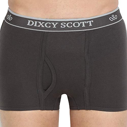 Image of Dixcy Scott Originals Swish Trunk | Short Trunks for Men | 100% Combed Cotton | Soft, Sweat-Absorbent Waistband | C-Open Front Men's Underwear | Elasticated Leg Grip Innerwear for Man | Pack of 2