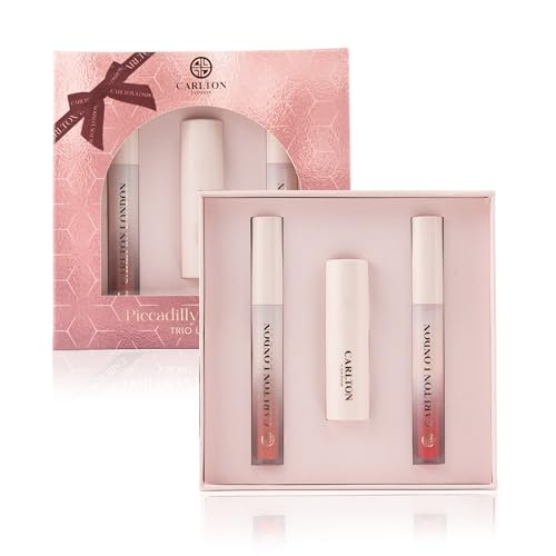 Carlton London Piccadilly Perfection Lipstick Gift Set (Pack of 3) | Gift for women