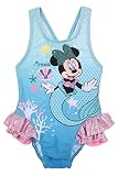  Minnie Mouse bebé-niñas Traje De Baño Una Pieza (Turquesa,3 años)